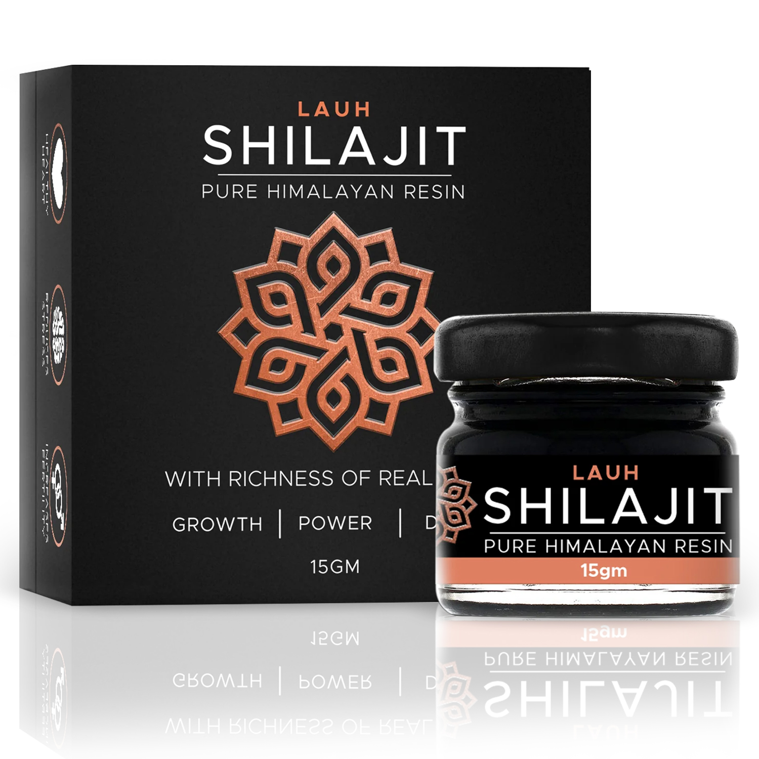 Instant Veda Pure Himalayan shilajit Jar of 15 GM