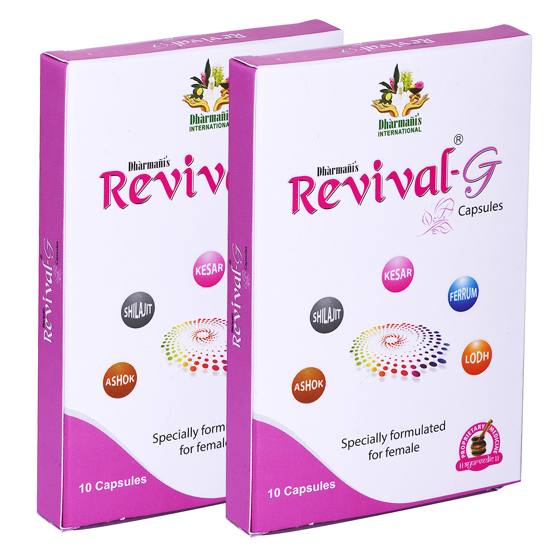 Dharmanis International RevivalG Capsulespack of 2 Strip of 120 QTY