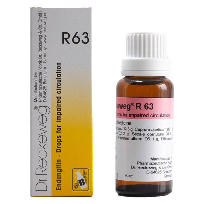 Dr Reckeweg R63 Endangitin Bottle of 22 ML
