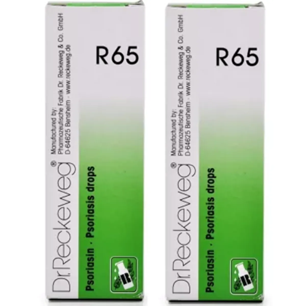 Dr Reckeweg R65 Psoriasin  pack of 2 Bottle of 44 ML