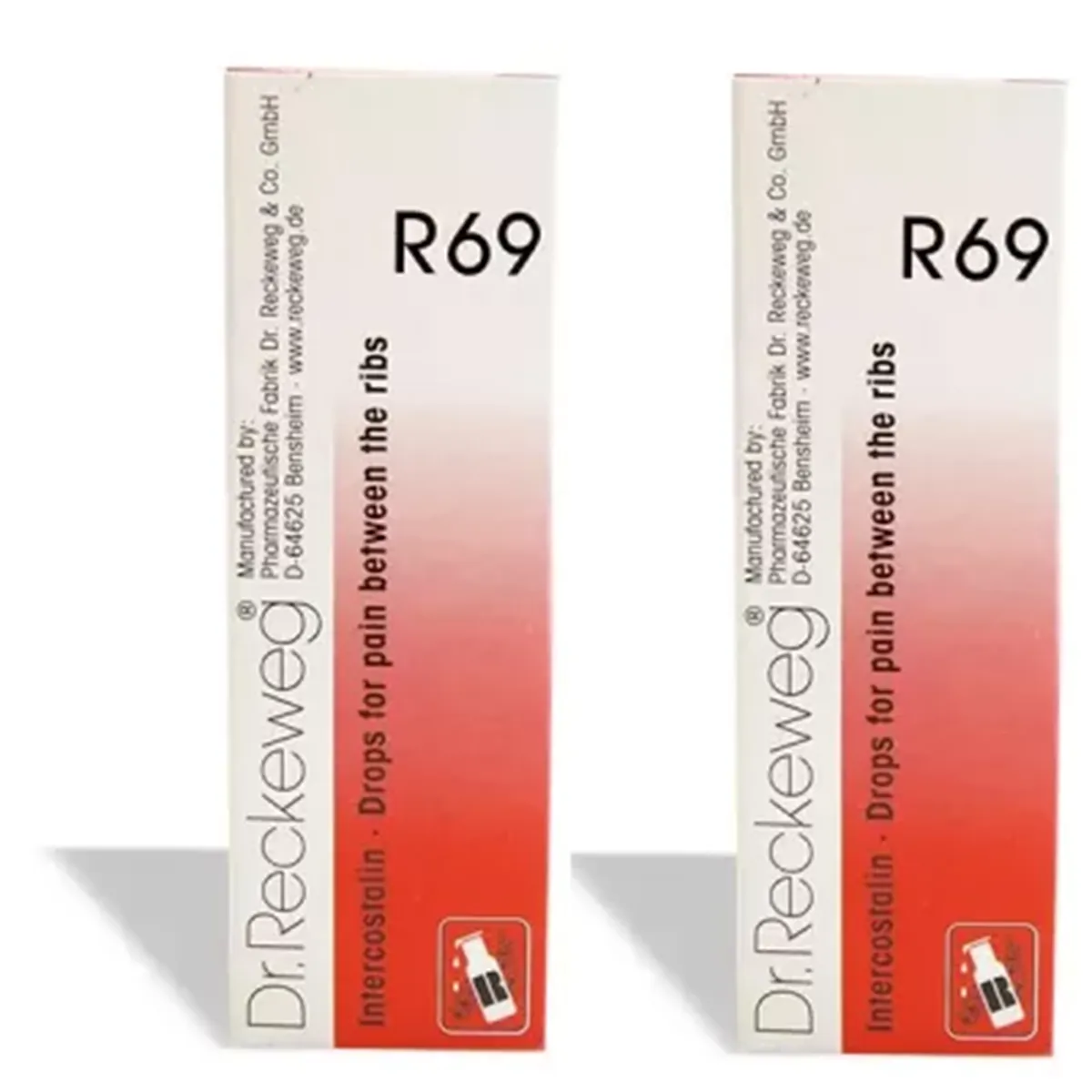 Dr Reckeweg R69 Intercostal  pack of 2 Bottle of 44 ML