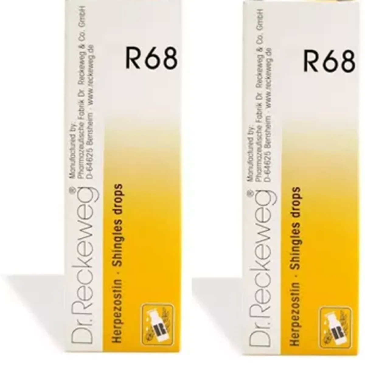 Dr Reckeweg R68 Herpezostin  pack of 2 Bottle of 44 ML