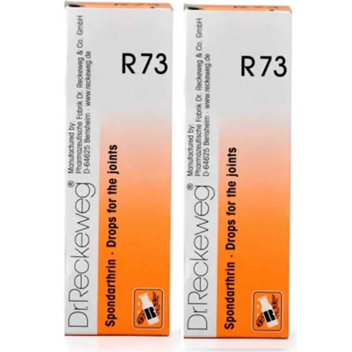 Dr Reckeweg R73 Spondarthri  pack of 2 Bottle of 44 ML