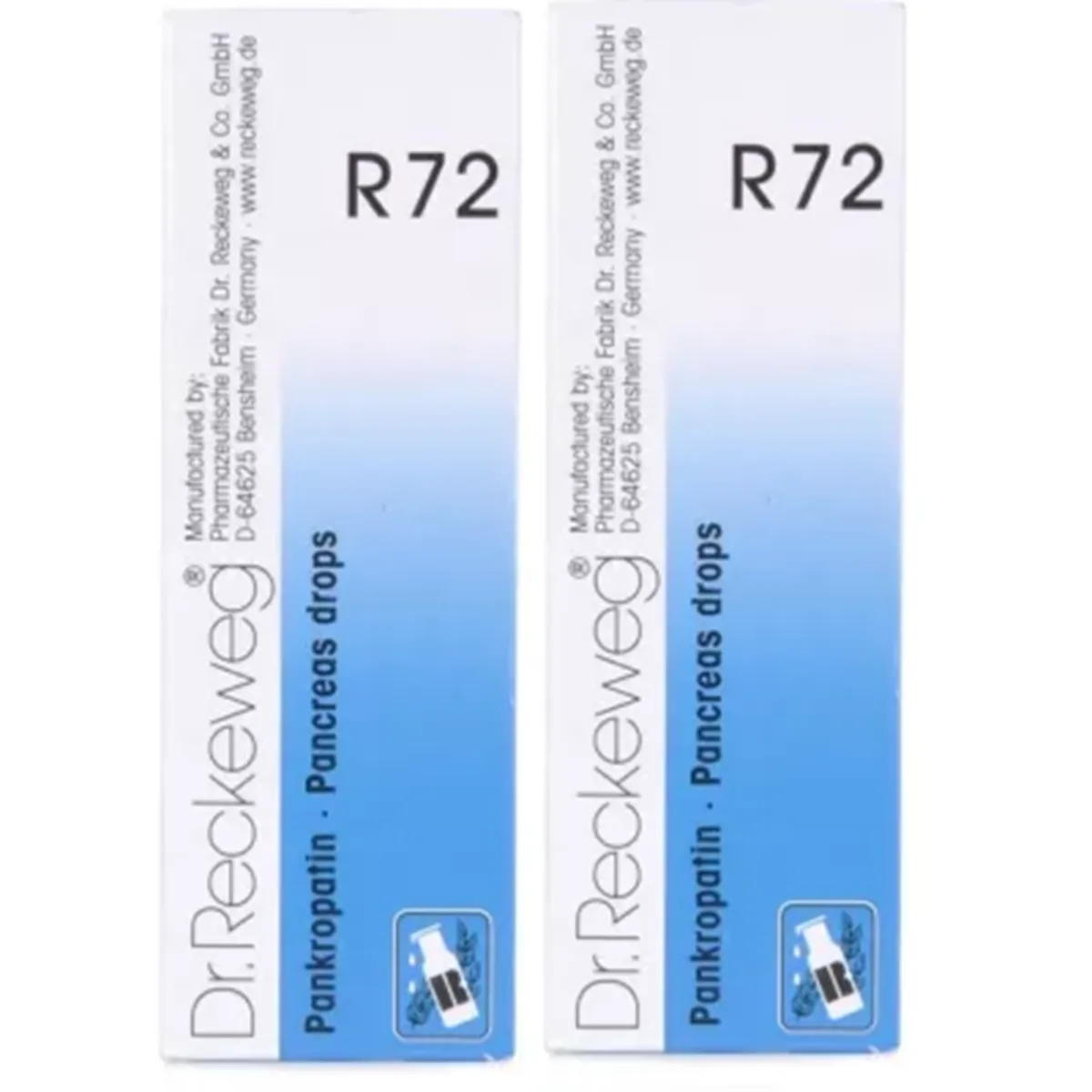 Dr Reckeweg R72 Pankropatin  pack of 2 Bottle of 44 ML