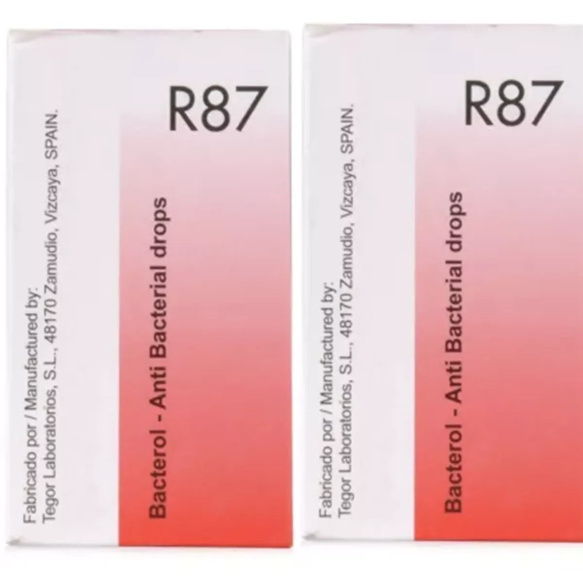Dr Reckeweg R87 Bacterol   pack of 2 Bottle of 60 ML