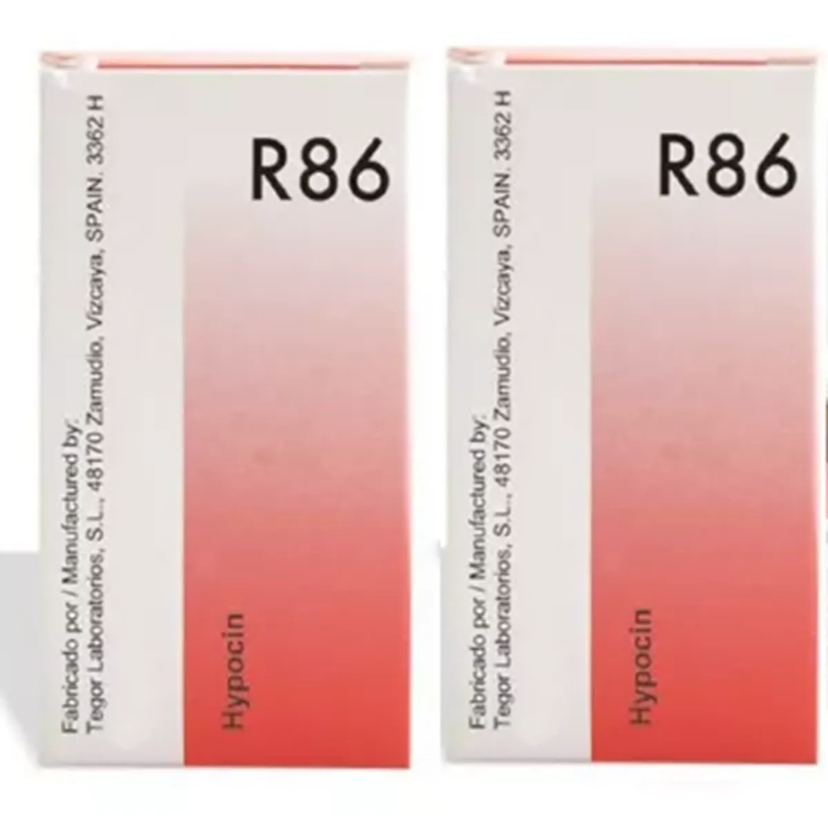 Dr Reckeweg R86 Hypocin 3  pack of 2 Bottle of 60 ML