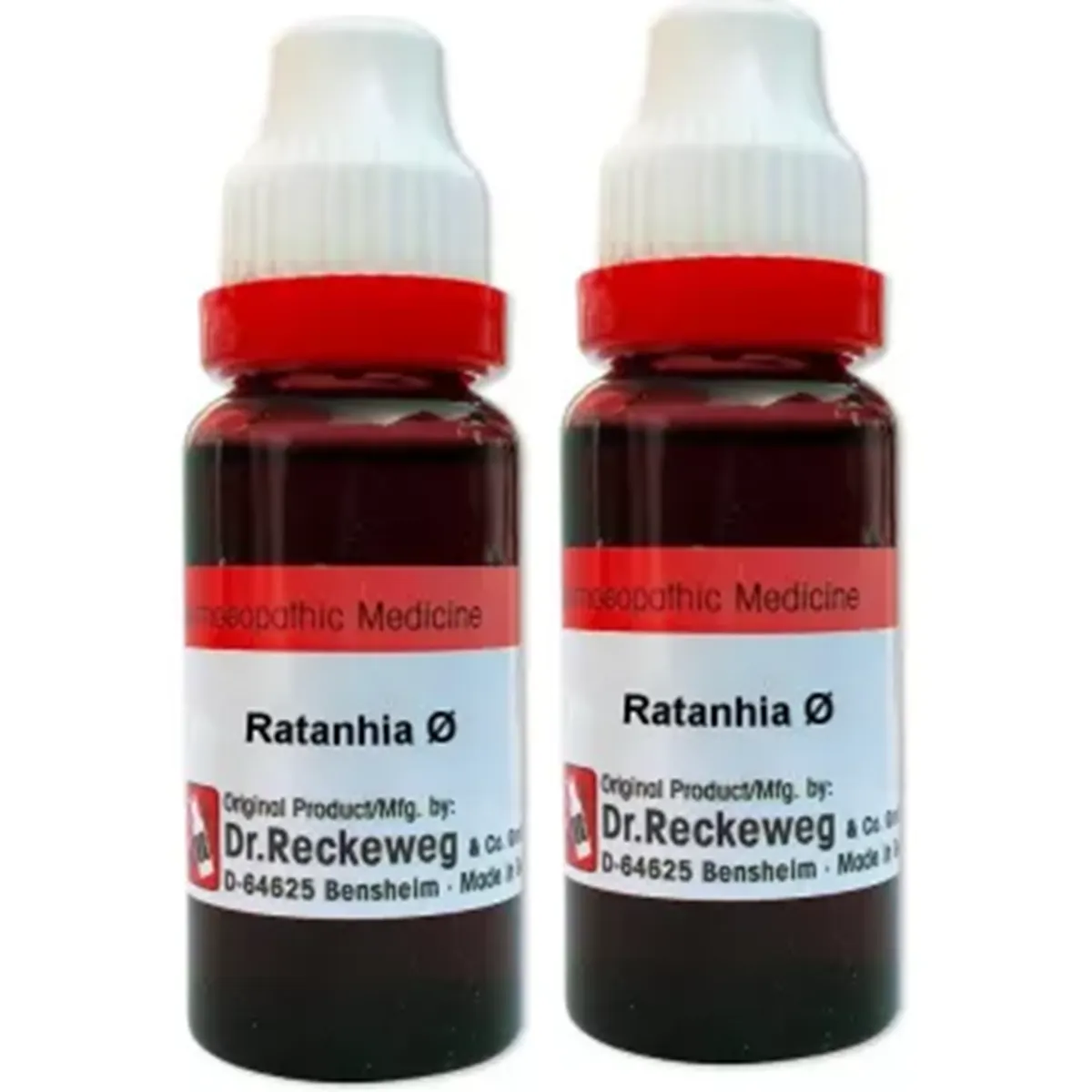 Dr Reckeweg Ratanhia 1X Q  pack of 2 Bottle of 40 ML