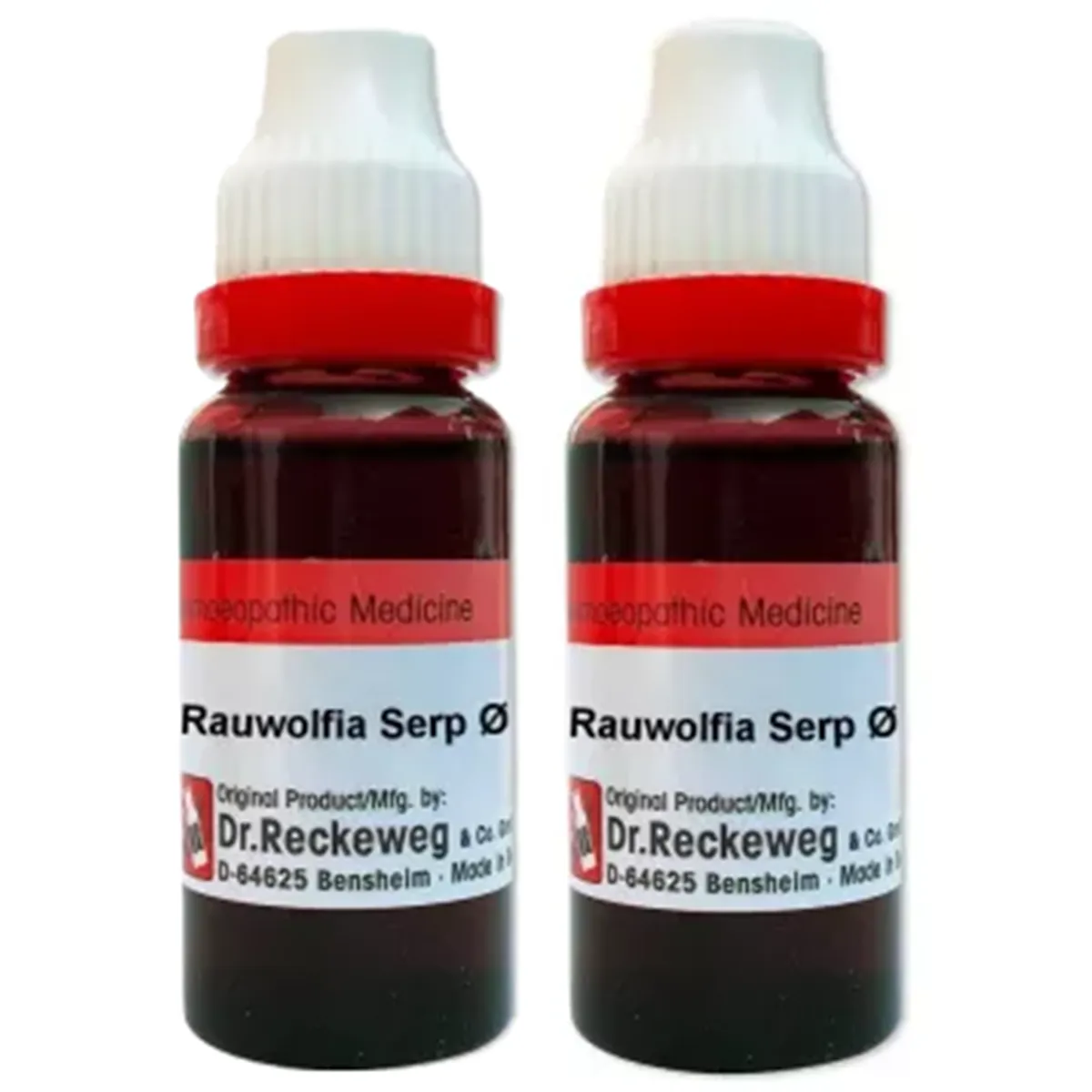Dr Reckeweg Rauvolfia Serpen  Q  pack of 2 Bottle of 40 ML