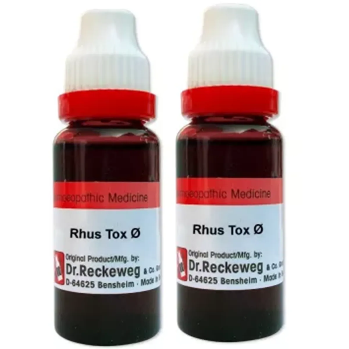 Dr Reckeweg Rhus Toxicodendr 1X  pack of 2 Bottle of 40 ML
