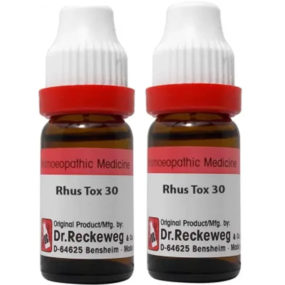 Dr Reckeweg Rhus Toxicodendr 30ch   pack of 2 Bottle of 22 ML