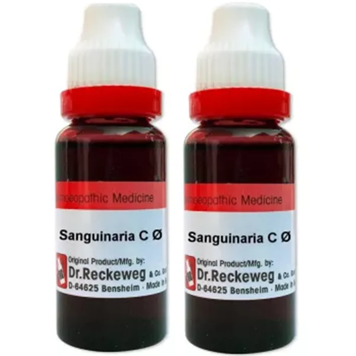Dr Reckeweg Sanguinaria Cana 1X  pack of 2 Bottle of 40 ML