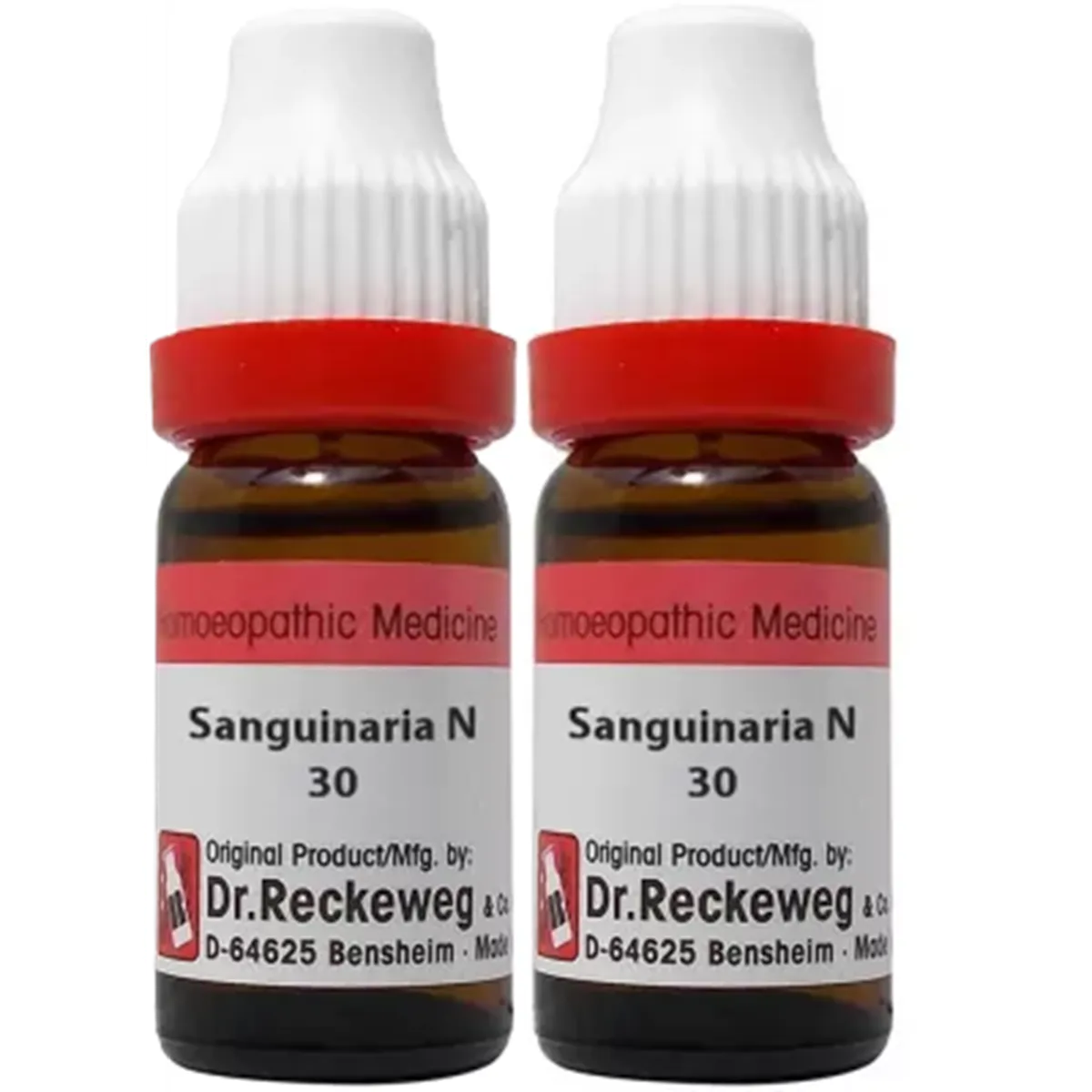 Dr Reckeweg Sanguinaria Nitr 30 CH   pack of 2 Bottle of 22 ML