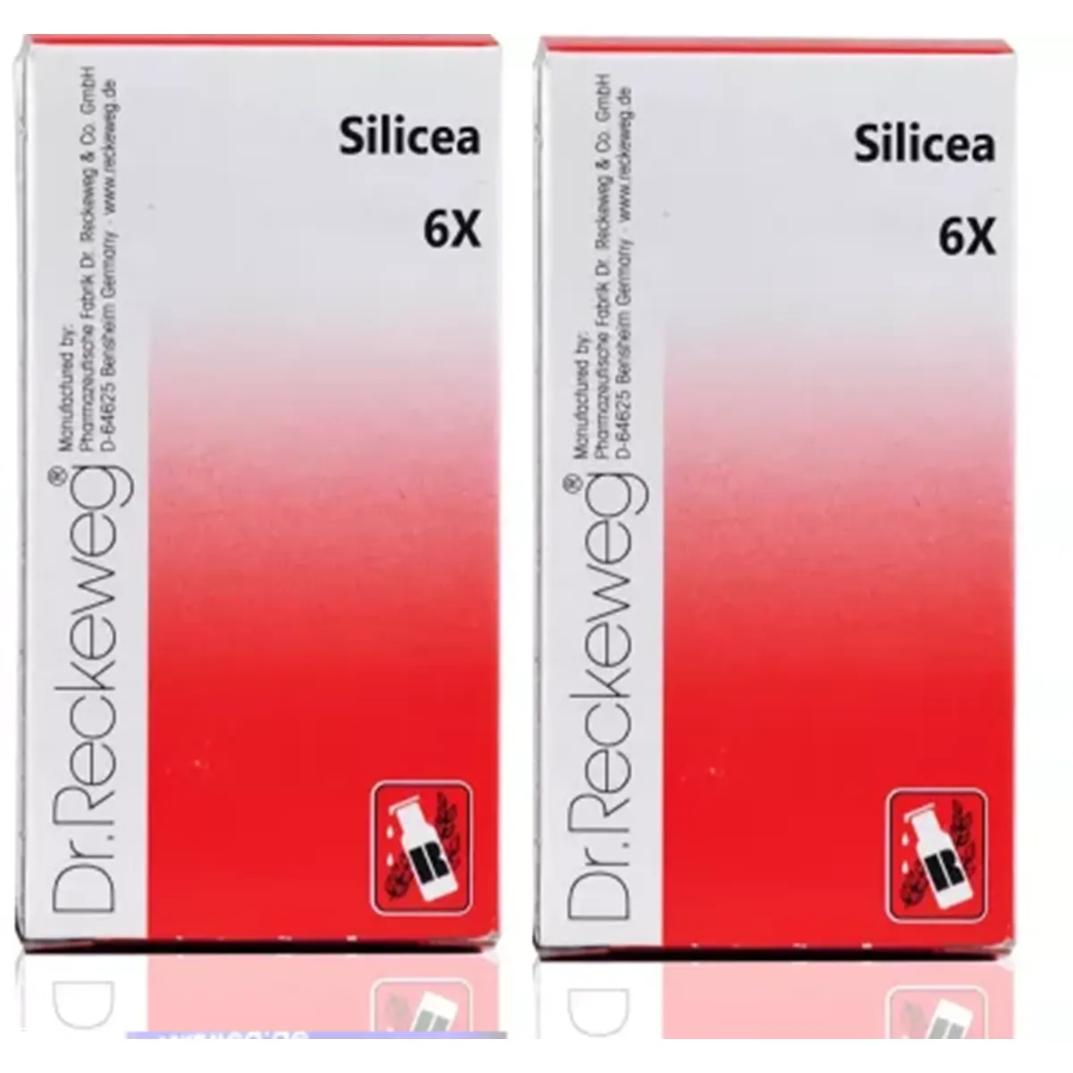 Dr Reckeweg Silicea 6X  pack of 2 Jar of 40 GM