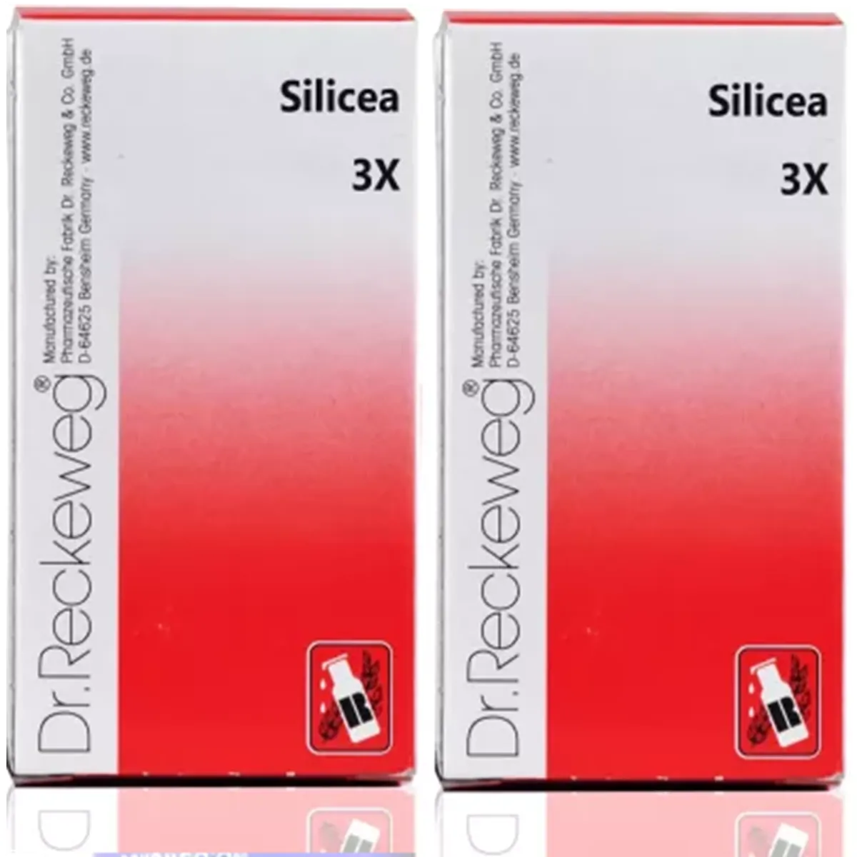 Dr Reckeweg Silicea 3X  pack of 2 Jar of 40 GM