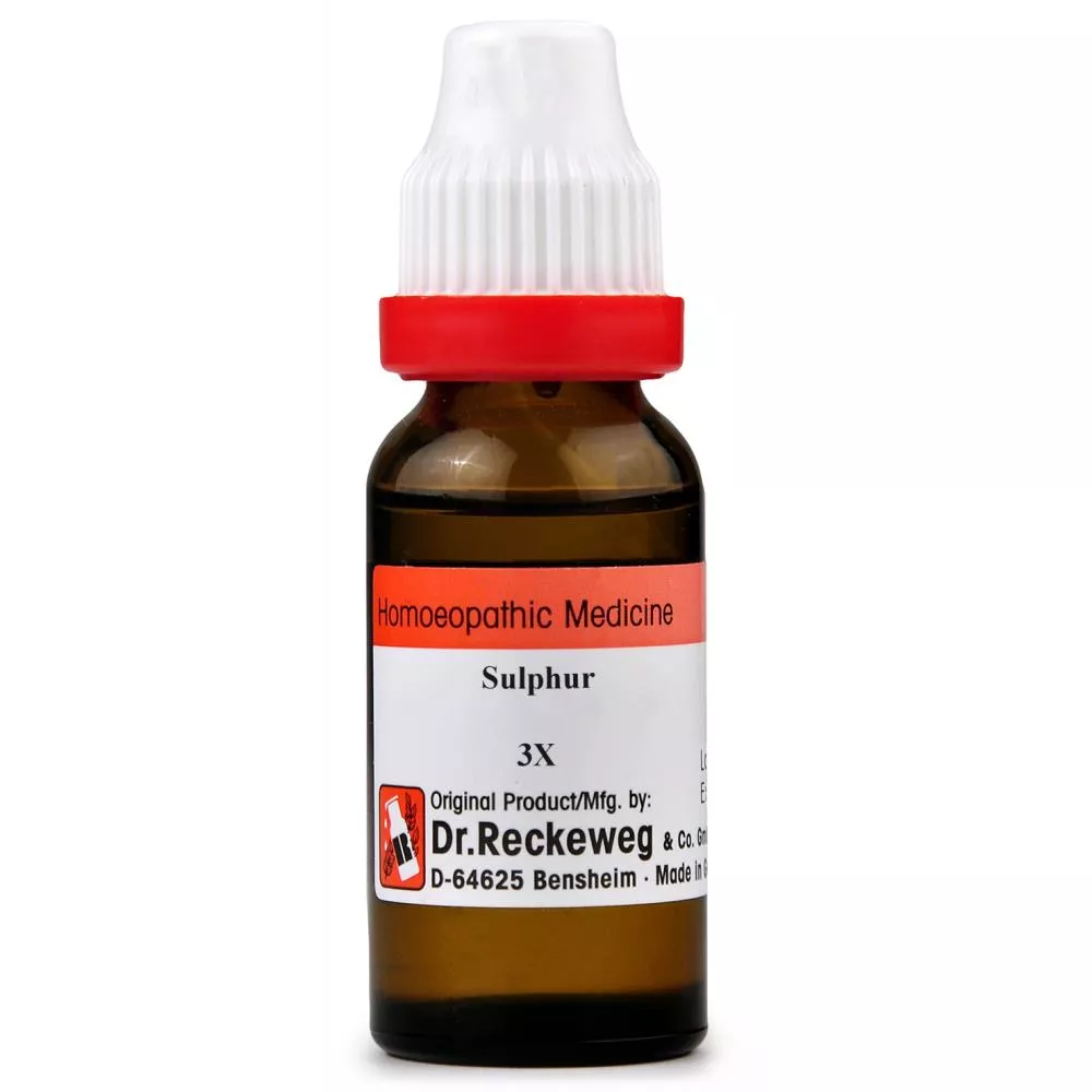 Dr Reckeweg Sulphur 3X Bottle of 11 ML