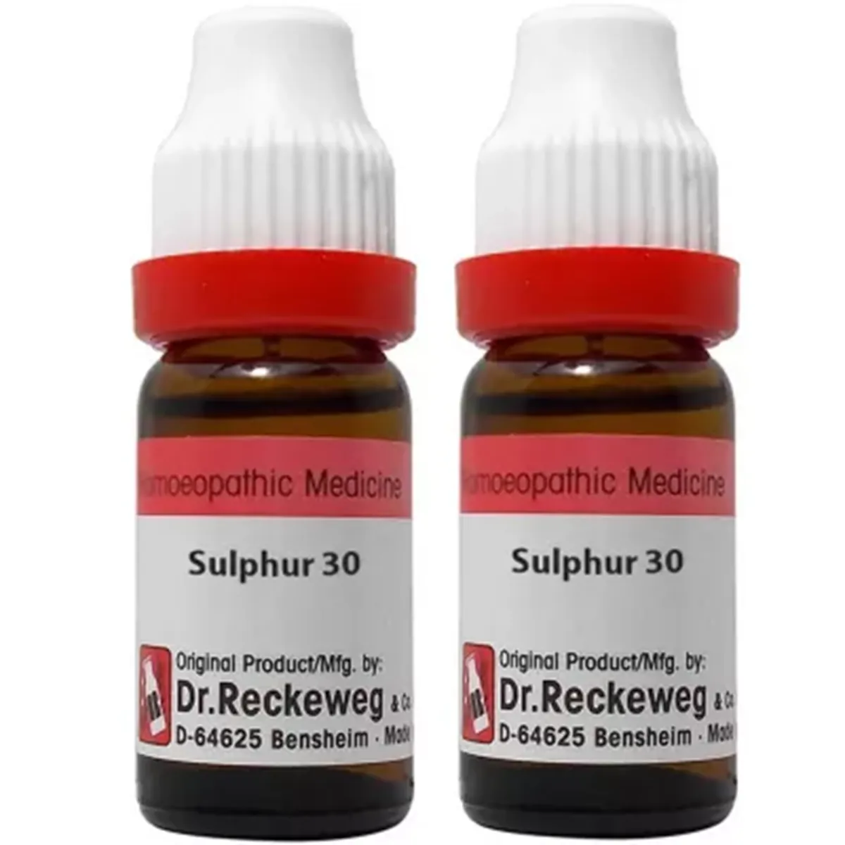 Dr Reckeweg Sulphur 30 CH pack of 2 Bottle of 22 ML
