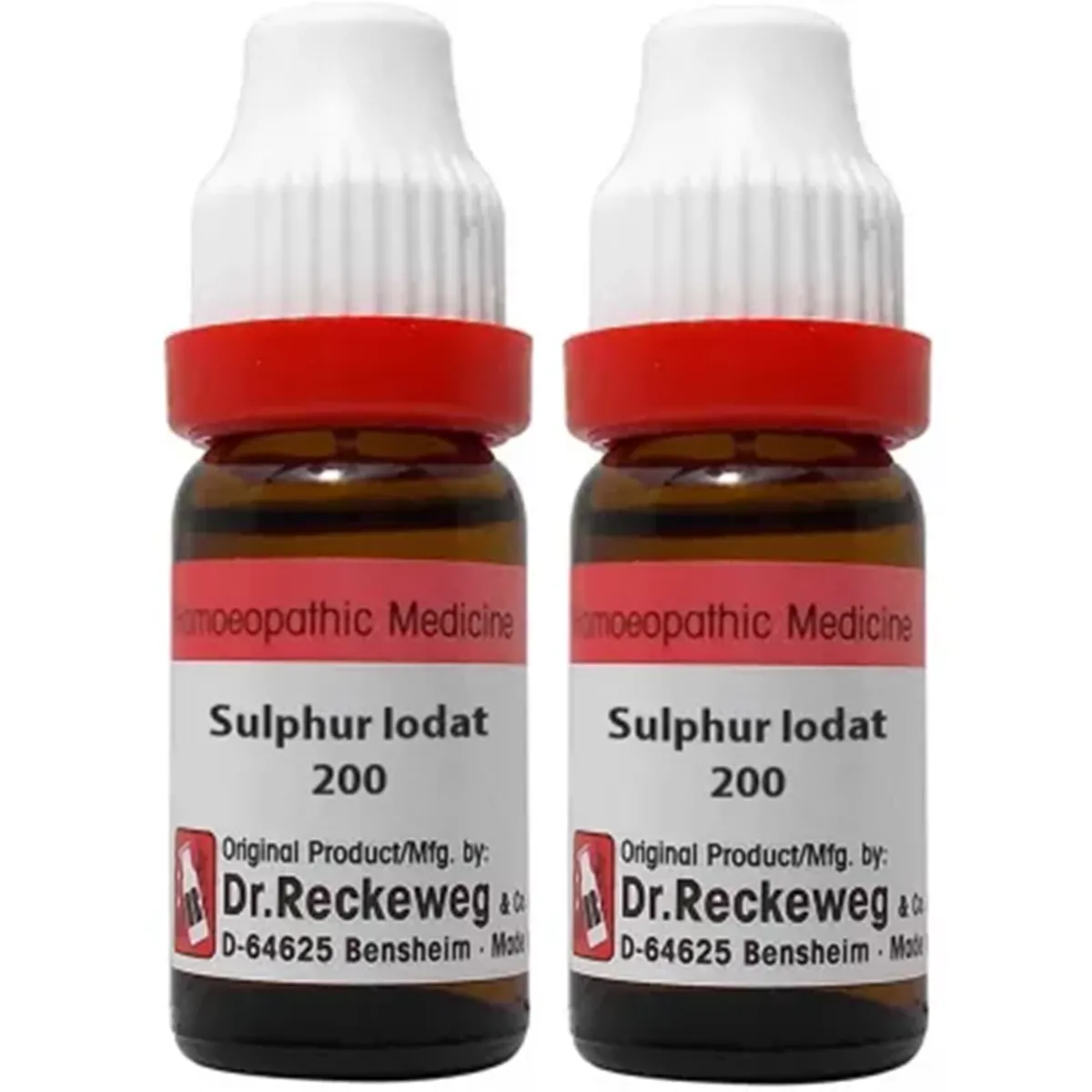 Dr Reckeweg Sulphur Iodatum 200 CH pack of 2 Bottle of 22 ML
