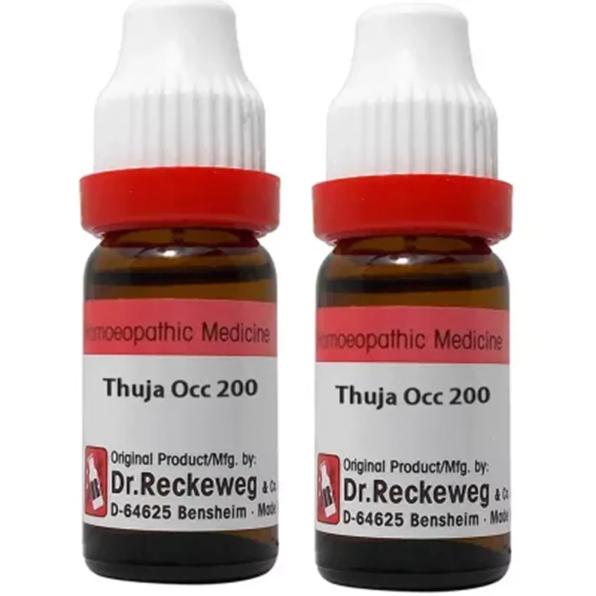 Dr Reckeweg Thuja Occidental 200 CH pack of 2 Bottle of 22 ML
