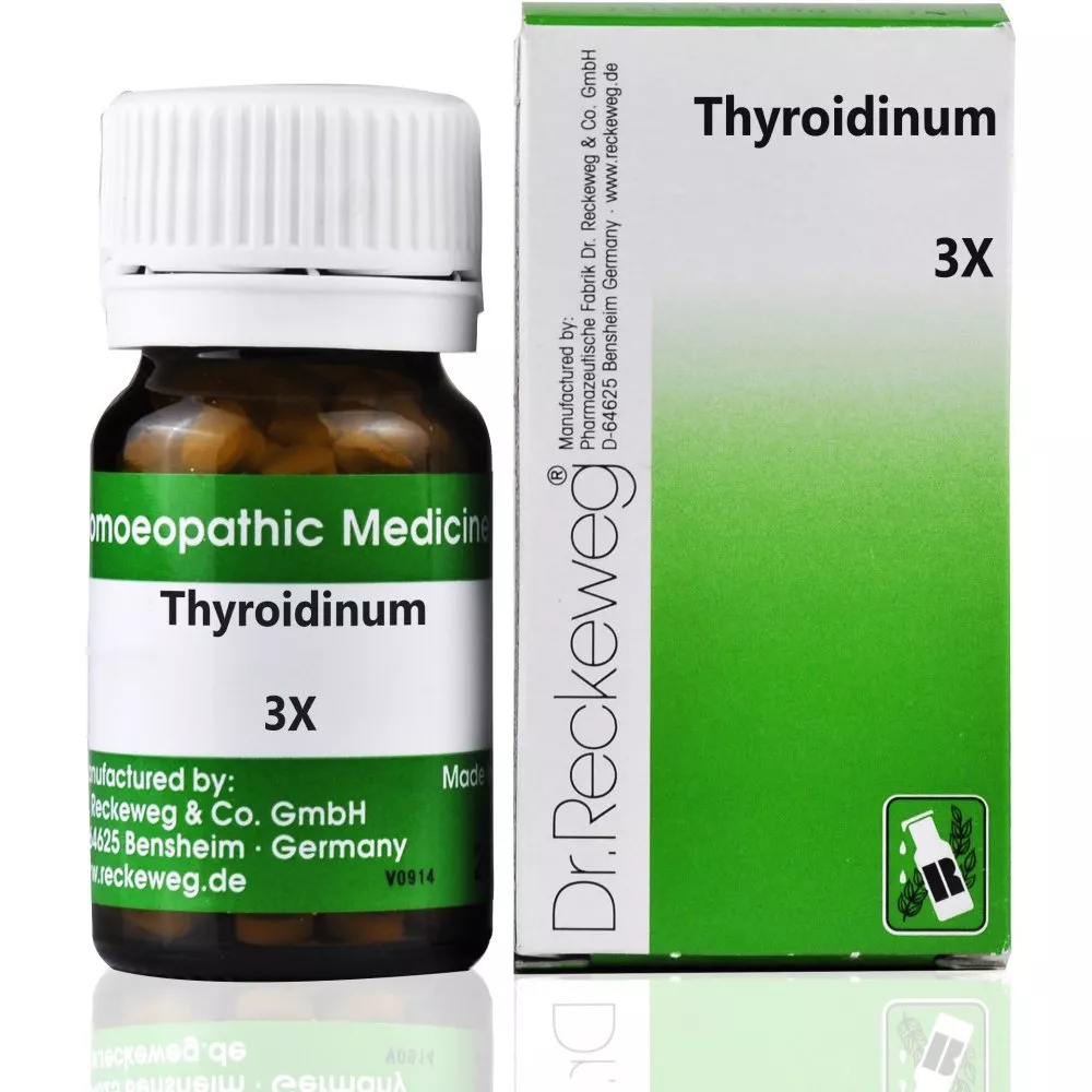 Dr Reckeweg Thyroidinum 3X tablet Jar of 20 GM
