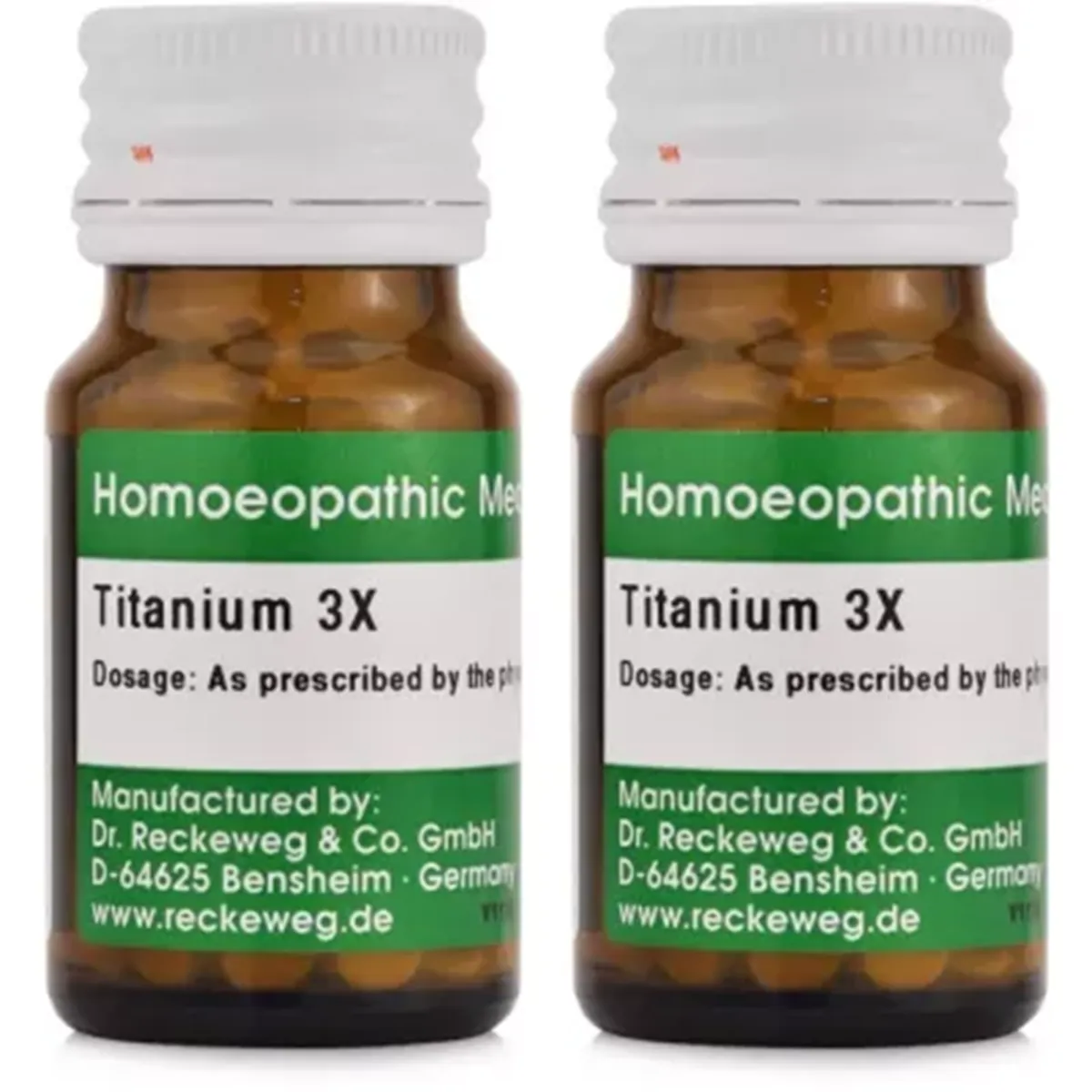 Dr Reckeweg Titanium 3X tablet  pack of 2 Jar of 40 GM