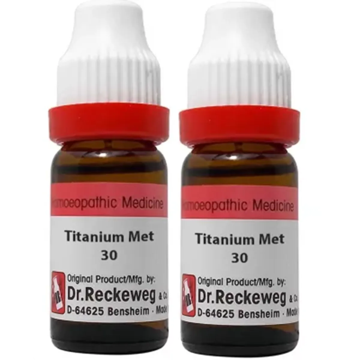 Dr Reckeweg Titanium 30 CH   pack og 2 Bottle of 22 ML
