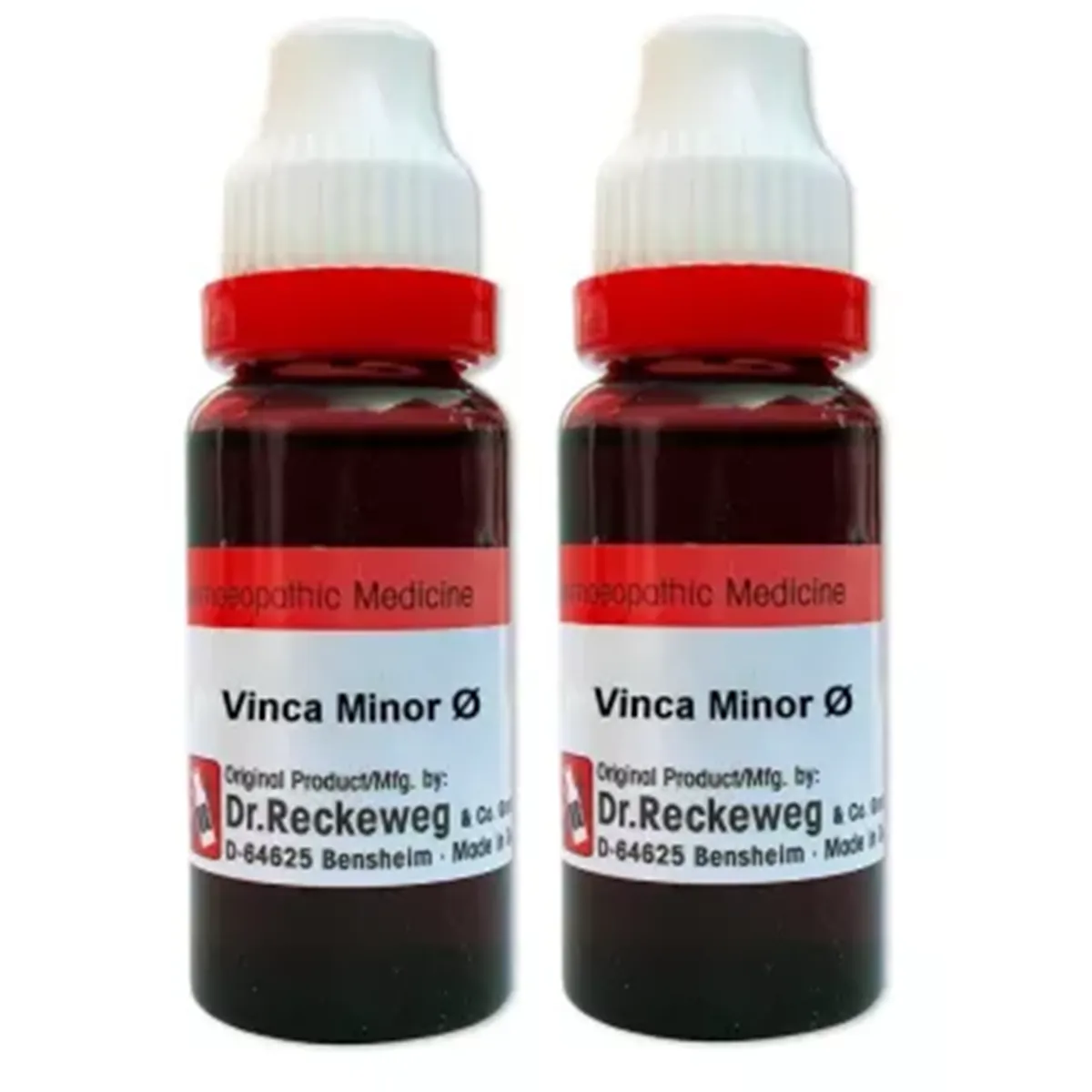Dr Reckeweg Vinca Minor 1X  pack of 2 Bottle of 40 ML
