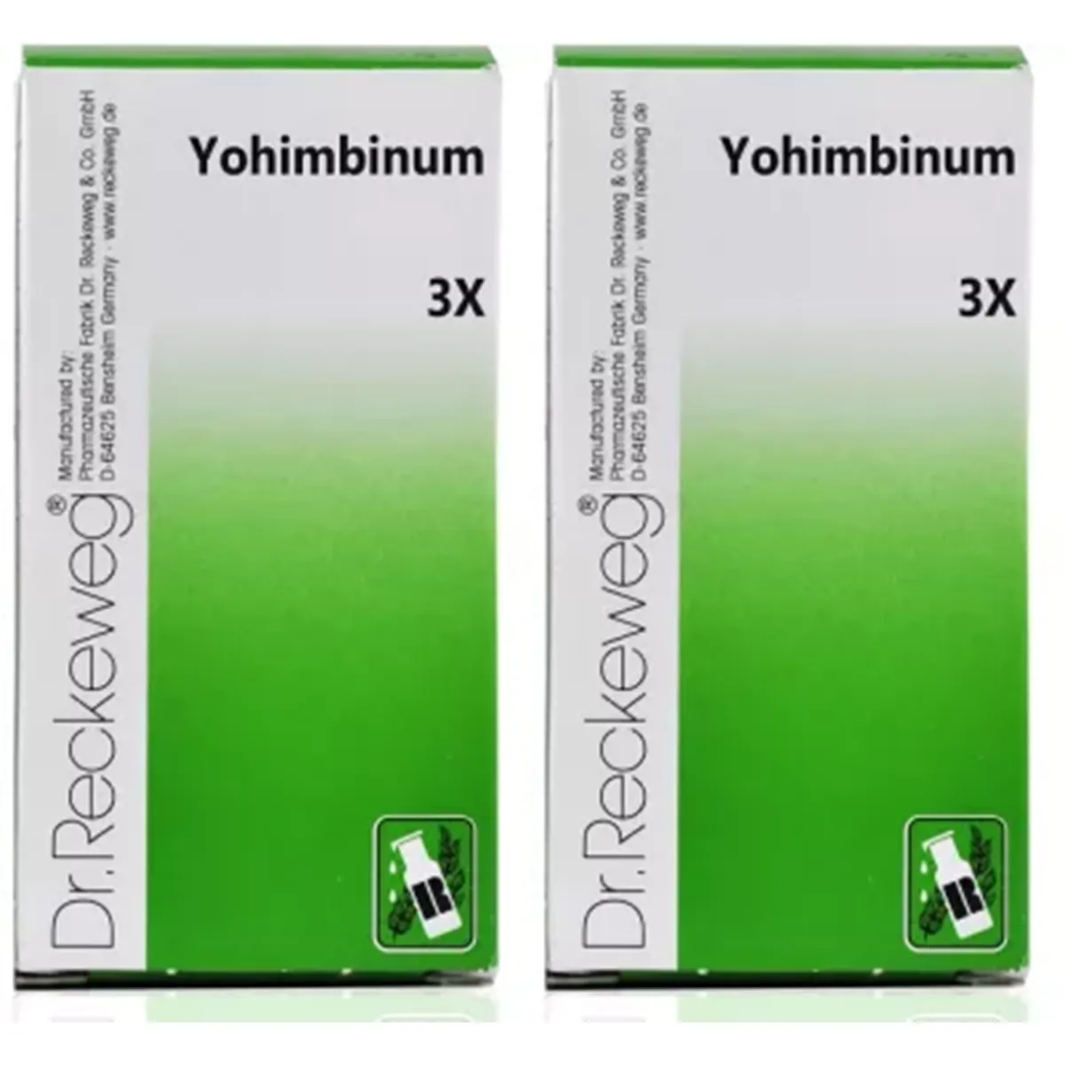 Dr Reckeweg Yohimbinum 3X  pack of 2 Jar of 20 GM