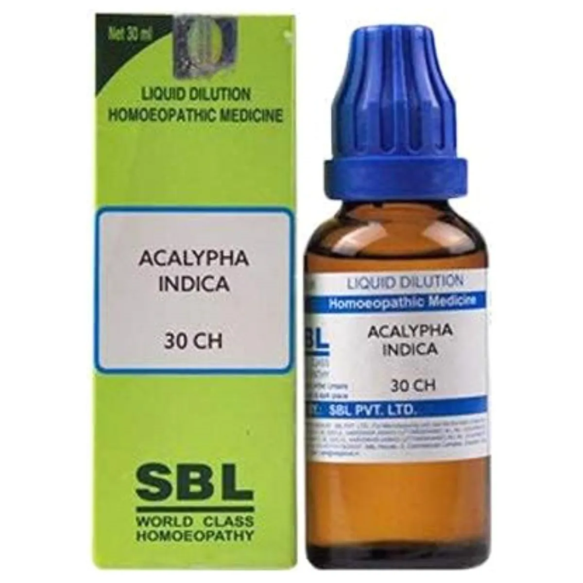 SBL Acalypha Indica Dilution 30 CH Bottle of 30 ML