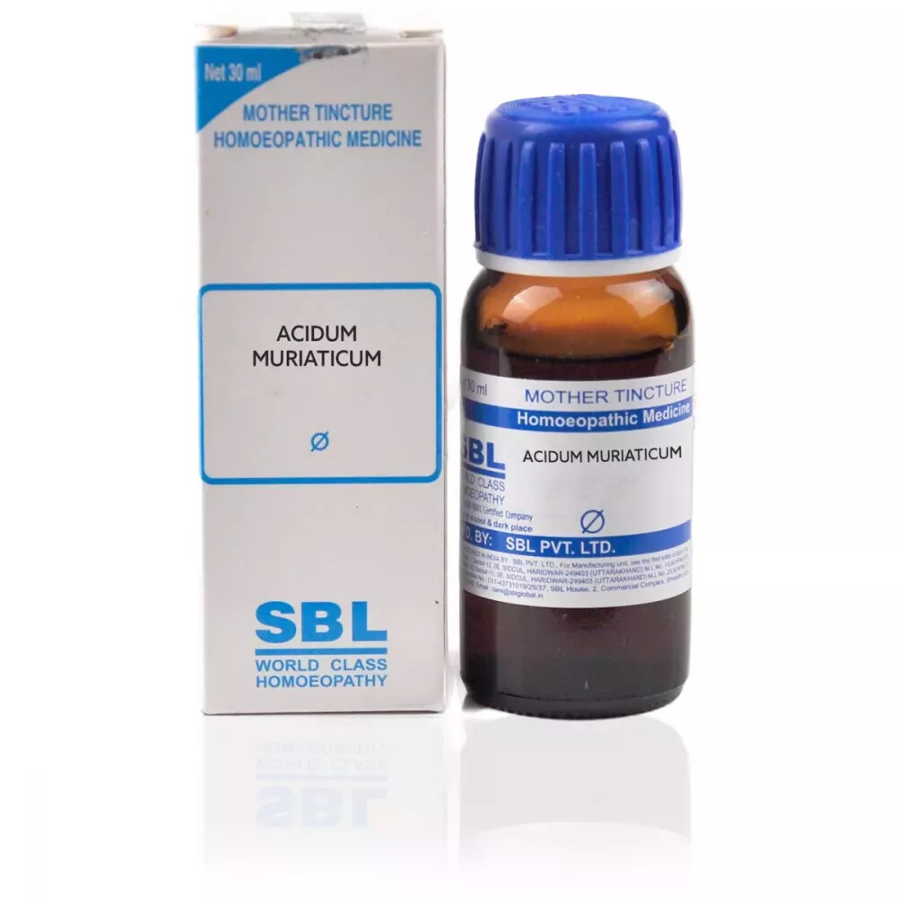 SBL Acidum Muriaticum Mother Tincture Q Bottle of 30 ML