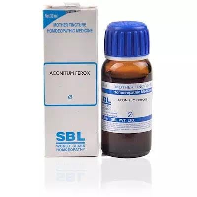 SBL Aconitum Ferox Mother Tincture Q Bottle of 30 ML
