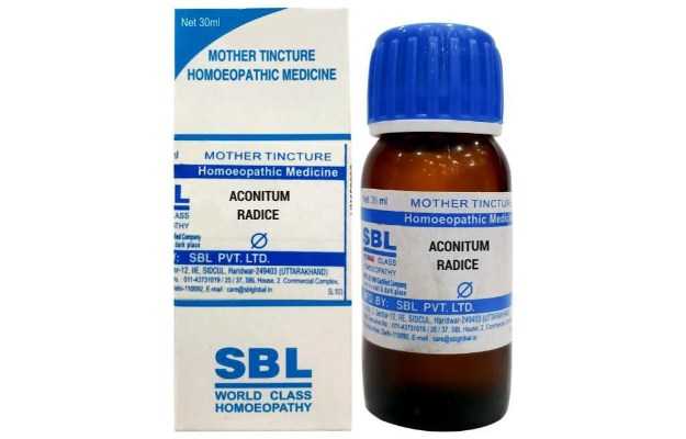 SBL Aconitum Radice Mother Tincture Q Bottle of 30 ML