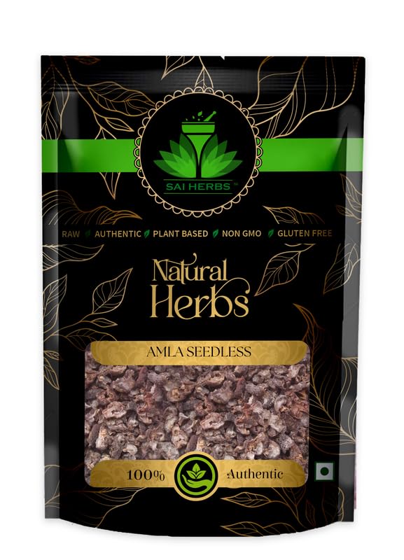 SAI HERBS Amla Seedsless Packet of 100 GM