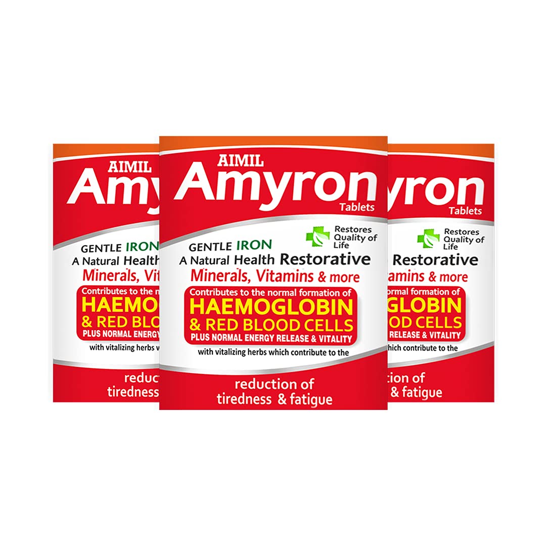 AIMIL Amyron Tablet  30 Tablets Pack of 3 Strip of 90 QTY
