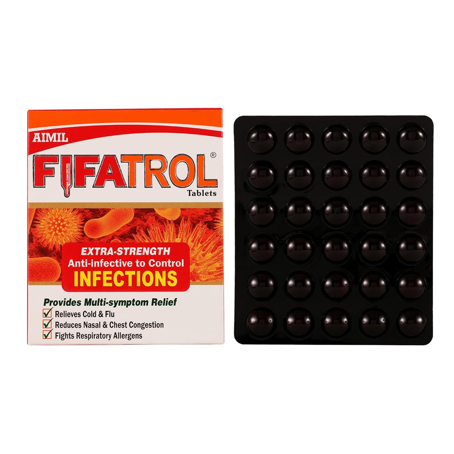AIMIL Fifatrol Tablets  30 Tablets  Pack of 3 Strip of 90 QTY