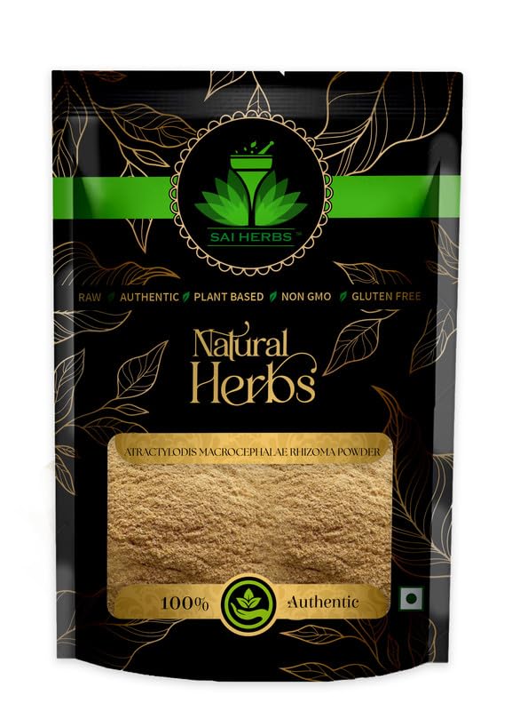 SAI HERBS Atractylodis Macrocephalae Packet of 100 GM