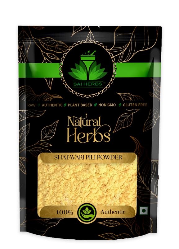 SAI HERBS Shatavari Pili Powder Packet of 100 GM
