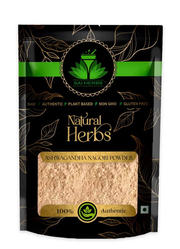SAI HERBS Ashwagandha Nagori Powder Packet of 100 GM