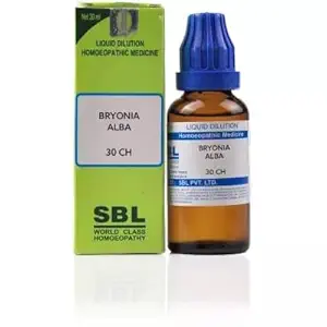 SBL Bryonia Alba Dilution 30 CH Bottle of 30 ML