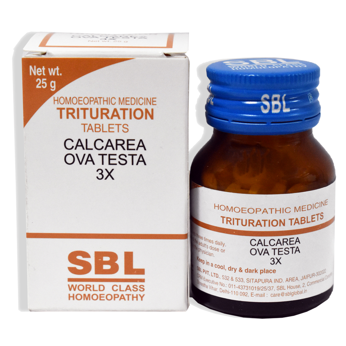 SBL Calcarea Phosphorica Biochemic Tablet 30X Jar of 25 GM