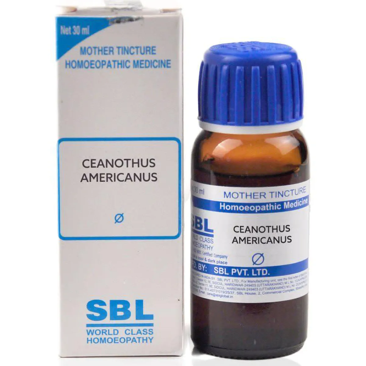 SBL Ceanothus Americanus Mother Tincture Q Bottle of 30 ML