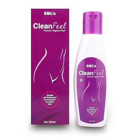 SBL Cleanfeel Female Hygiene Wash Bottle of 100 ML