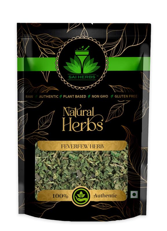 SAI HERBS Feverfew Herb Packet of 100 GM