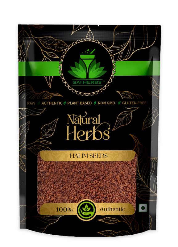 SAI HERBS Premium Halim Seeds Packet of 100 GM