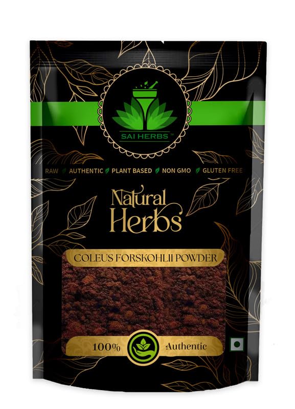 SAI HERBS Coleus Forskohlii Powder Packet of 500 GM