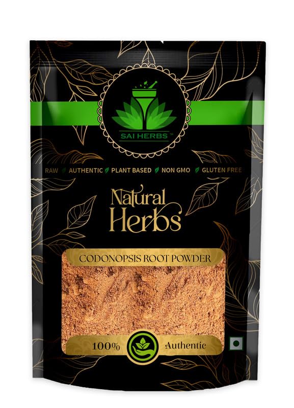 SAI HERBS Codonopsis Root Powder Packet of 100 GM