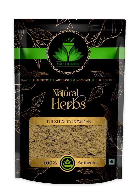 SAI HERBS Tulsi Patta powder Packet of 100 GM