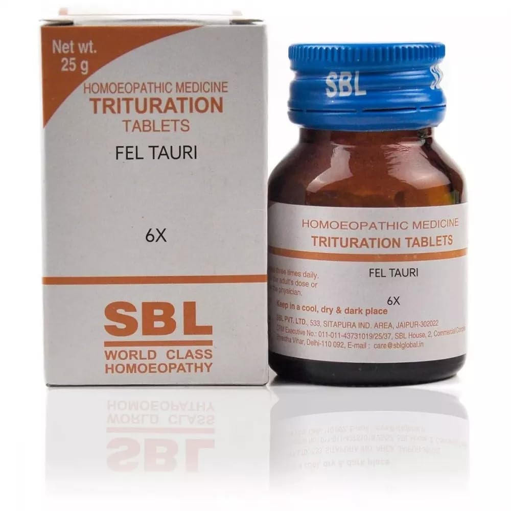 SBL Fel Tauri Trituration Tablet 6X Jar of 25 GM