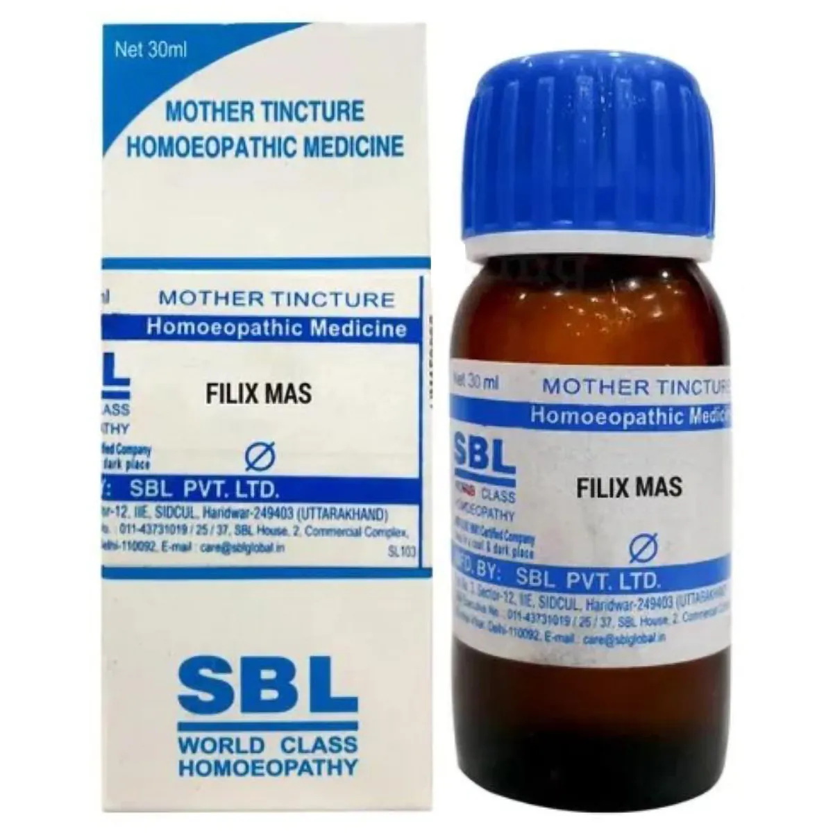 SBL Filix Mas Mother Tincture Q Bottle of 30 ML