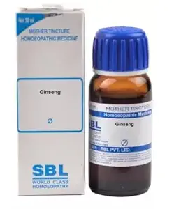 SBL Ginseng Mother Tincture Q Bottle of 30 ML