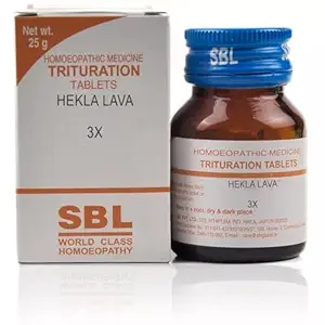 SBL Hekla Lava Trituration Tablet 3X Jar of 25 GM
